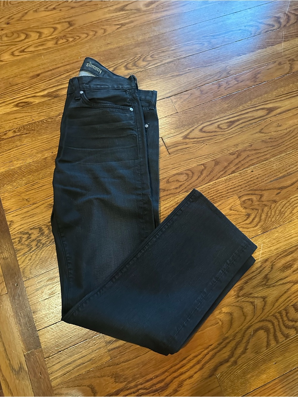 7 For All Mankind Black Men’s Jeans - Slim Fit Size 33